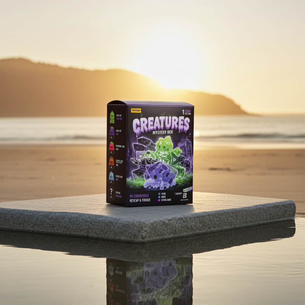TapCap Creatures Mystery Box – Keyboard Click Collectible