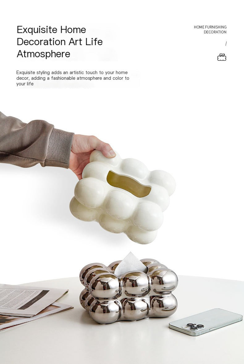 Sleek Nordic Tissue Box Holder