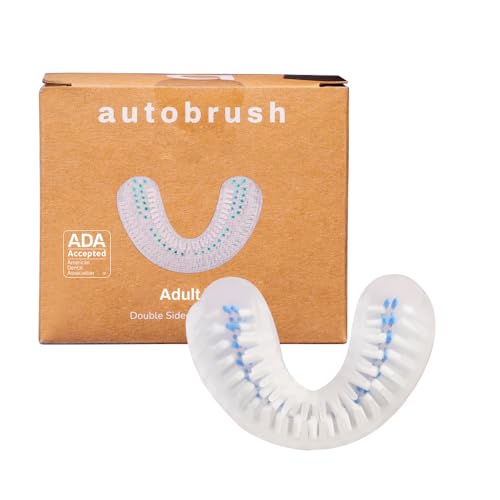 Autobrush Double Sided Brush Head Replacement Nylon Bristles Adult Small