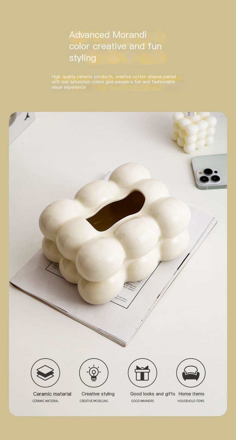 Sleek Nordic Tissue Box Holder
