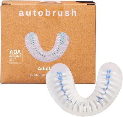 Autobrush Double Sided Brush Head Replacement Nylon Bristles Adult Small