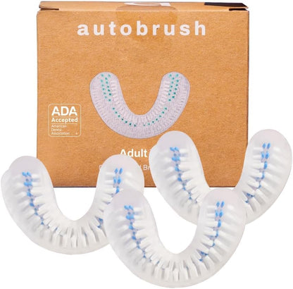 Autobrush Double Sided Brush Head Replacement Nylon Bristles Adult Small