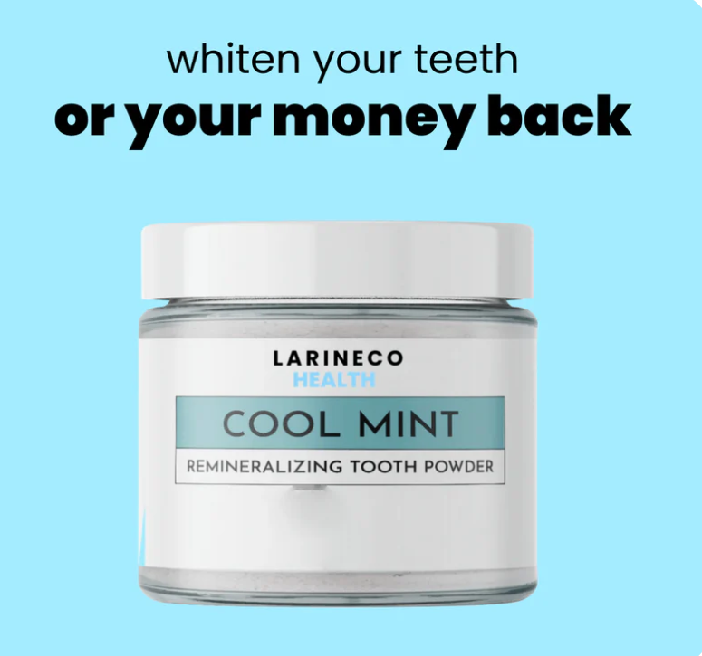 Larineco™ Remineralizing Tooth Powder | Teeth Whitening & Enamel Support