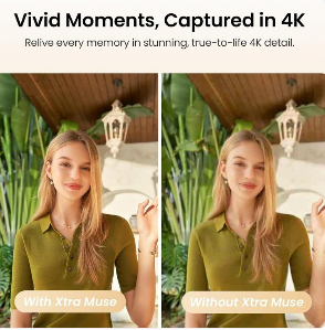 Xtra Muse Vlogging Camera | 4K 120fps 1” CMOS Gimbal Camera with Face Tracking