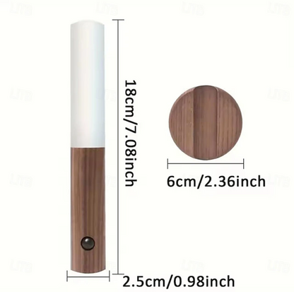 Motion Sensor LED Night Light – Magnetic USB Rechargeable Wall Lamp